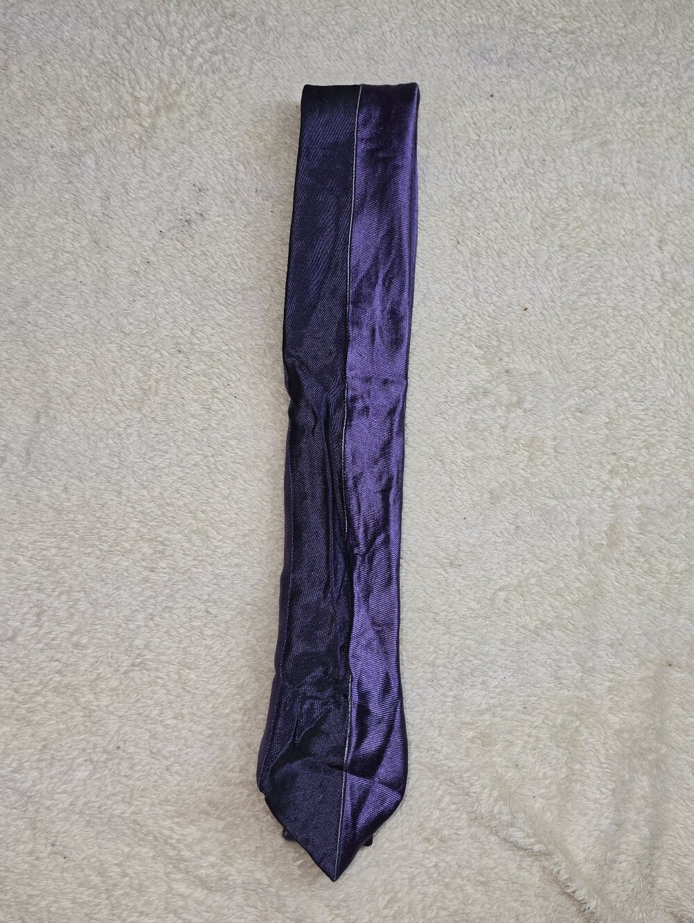 Apt 9. Men's Skinny Tie Purple Two Tone 100% Silk VNTG